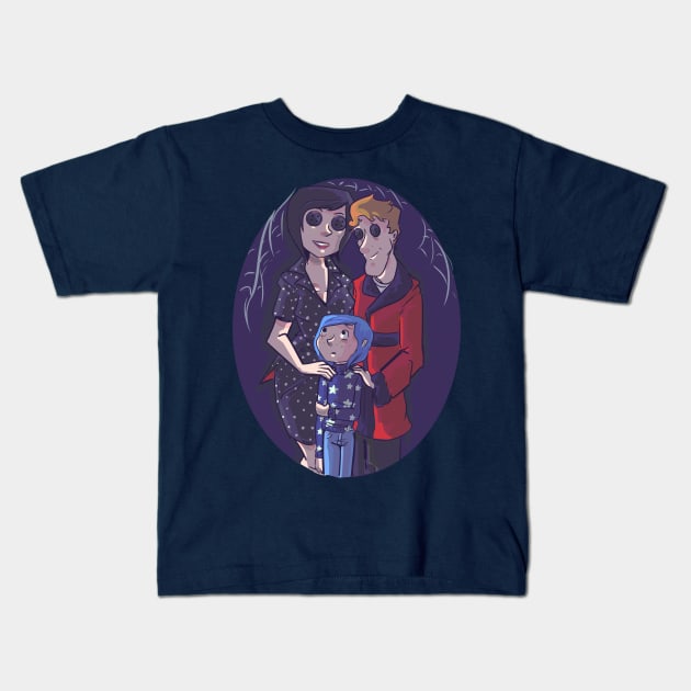 coraline Kids T-Shirt by inkpocket